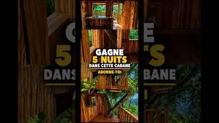 Miniature : Gagne 5 nuits dans une cabane dans l’arbre #cabanedanslarbre #costarica