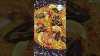 Miniature : Paella espagnole en moins de 1 minute 🥘 #delicuisine #recettefacile #paellarecipe