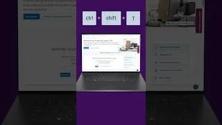 Miniature : Tu as fermé un onglet du navigateur web par erreur ? 😱 Voici le raccourci magique !