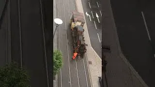 Miniature : Reprofilage des voies du tramway de Lyon
