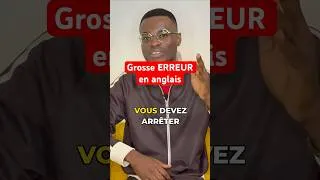 Miniature : Erreur à éviter en anglais : je te corrige ça #apprendreanglais #speakenglish