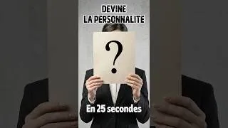 Miniature : Devine la personnalité - 001 #devinettes #quizchallenge #quiz
