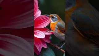 Miniature : حكاية العصفور والوردة الجميلة#foryou  #fyp  #birds