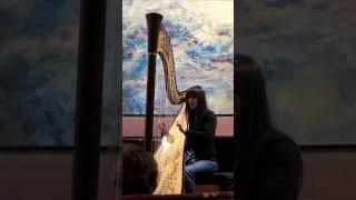 Miniature : Harp, doublebass & voice | Original composition #5