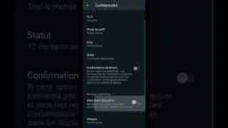 Miniature : Méthode simple et efficace pour protéger votre compte watsapp #short #watsapp #android #tutorial
