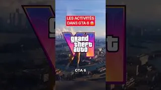 Miniature : 🚨GTA 6 : TOUTES LES ACTIVITÉS QUI VONT RÉVOLUTIONNER LE JEU ! 😱 #GTA6 #GTA6News #GTA #gameplay