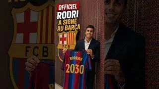 Miniature : Officiel -Rodri signe au Barça : est il la pièce manquante ? YES
