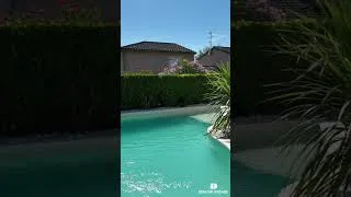 Miniature : Piscine au revêtement minéral blanc