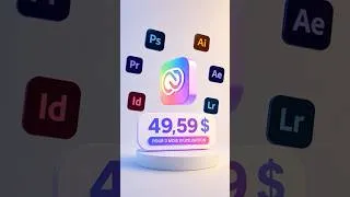 Miniature : 3 mois d’accès premium à la suite Adobe Creative Cloud pour seulement 49,59 $.