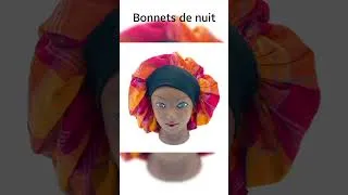 Miniature : Bonnet de nuit en Wax & Satin | Madras – Protection et Style pour Cheveux Crépus & Afro