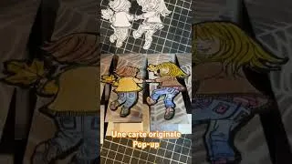Miniature : Carte pop-up, facile et original #scrapbooking #creationsurmesure #action #handmade #halloween