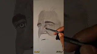 Miniature : DESSIN PORTRAIT - Gerard Butler - Partie 1 #dessin #portrait #shorts #drawing #artist #art