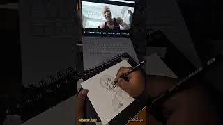 Miniature : DESSIN PORTRAIT - Hassan Kone (WALTER) - Résultat final #dessin #drawing #shorts #portrait #art