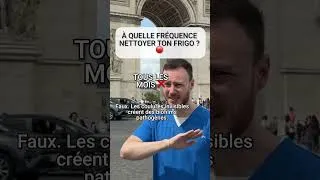 Miniature : À QUELLE FRÉQUENCE NETTOYER TON FRIGO ? 🛑