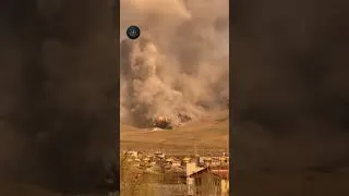 Miniature : Un bombe tombe dans le désert en Iran #iran #israel #guerre #usa