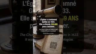 Miniature : L’Église a condamné Galilée en 1633. Elle a attendu 359 ans pour reconnaître son erreur.