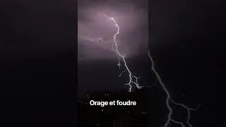 Miniature : Orage et foudre #orage #foudre 🌩️