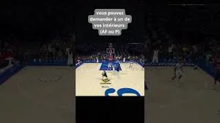 Miniature : Astuce débutant Pick and Roll sur NBA 2k26 #astuce #nba2k26 #français #débutant #tuto