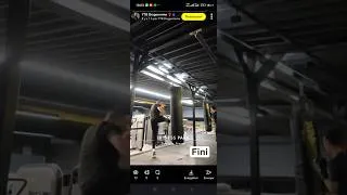 Miniature : Fin d'entraînement pec biceps on attaque avec un peu de sac de frappe fin de séance