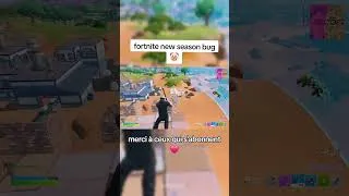 Miniature : invisible wall in the new Fortnite map 🤡 #drakyx #fortnite