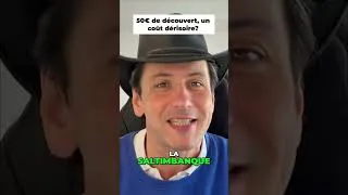 Miniature : 50€ dans le rouge ? La banque vous coûte une fortune ! #shorts