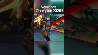 Miniature : New Knife champion 2026 !! #quedieuvousbenisse #valorant