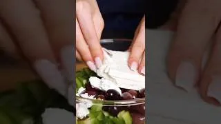 Miniature : Recette de la salade grecque #salad #saladrecipe #salades