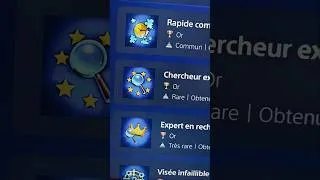 Miniature : Devine mon 30 ieme trophée platine du jour 🤐🫡 #playstation #devinettes #trophée