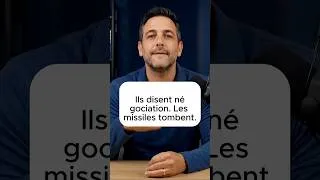 Miniature : Ils disent négociation  Les missiles tombent