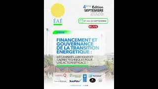 Miniature : Inscriptions ouvertes ÉAÉ 2026: Financement & Gouvernance transition énergétique