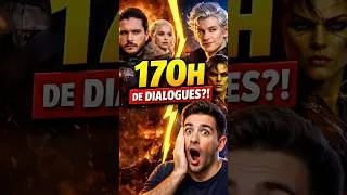 Miniature : Ce jeu a PLUS de dialogues que Game of Thrones 😳🔥#pourtoi #gameofthrones #playstation #fyp #shorts