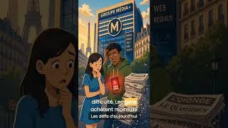 Miniature : Comprendre les médias français en 1 minute ! ✨ #apprendrelefrancais #frenchb1