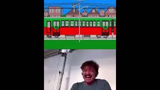 Miniature : Pedro Pascal crying over a train animation meme