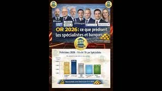 Miniature : OR 2026 les prévisions des experts  des grandes banques et Wall Street #Or2026 #Banques #WallStreet