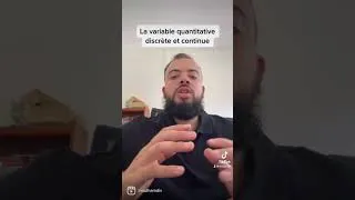 Miniature : La variable quantitative discrète et continue