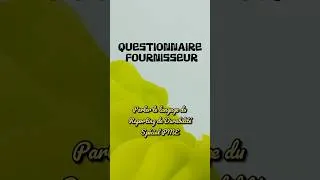 Miniature : PME : comment gérer les questionnaires fournisseurs ESG ?
