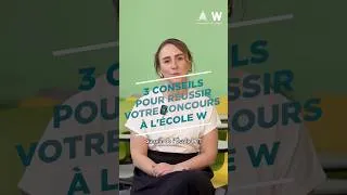 Miniature : École W | Nos conseils pour réussir votre concours d'admission