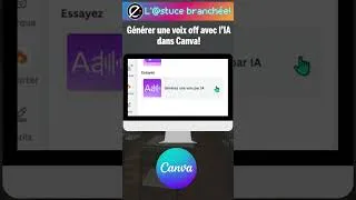 Miniature : #Astuce branchée 20 : La génération de voix « off » par l'IA avec Canva