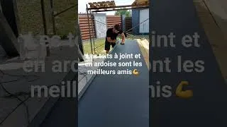 Miniature : Les toits à joint et en ardoise sont les meilleurs amis🤜🤛 #couverture #ardoise #toit #couture