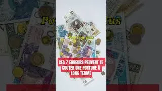 Miniature : CES 7 ERREURS VONT TE COUTER UNE FORTUNE À LONG TERME #libertéfinancière #financepersonnelle #argent