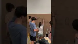 Miniature : Une fresque de 160 mètres en école d’art 🧑 🎨