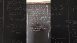 Miniature : corriger sujet BEPC 2005 RG/ partie géométriques
