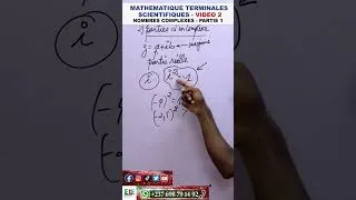 Miniature : les nombres complexes #nombres #complexe #maths #education #science #révision #school #prof #bacc