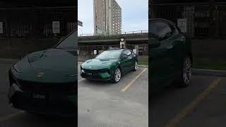 Miniature : Un des premiers véhicules chinois à se pointer au Canada, post-taxe, le Lotus Eletre 2027. #lotus