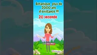 Miniature : la botanique existe depuis plus de 2000 ans #Botanique#ScienceFacile #Snv #Plantes #algérie#biology