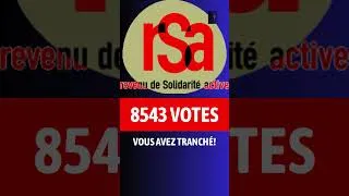 Miniature : RSA : 87 % veulent le SUPPRIMER — Le verdict est brutal. 8543 votes