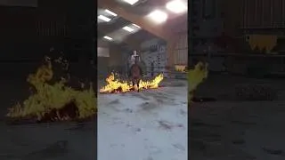 Miniature : ecurie leseigneur; Cours spectacle;  passage de feu  06.42.22.91.06