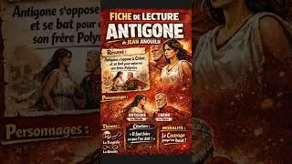 Miniature : Antigone | Le combat entre la loi et la conscience #antigone#littératurefrançaise#1bac#jeananouilh