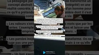 Miniature : « Un bon exemple vaut mieux que mille conseils. »