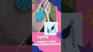 Miniature : #tutorial #macrame #personnalisé #portecles #diy #feuilles